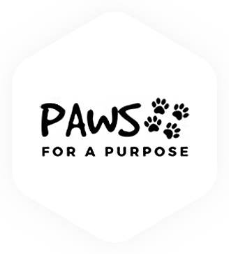 Paws for a Purpose hex-logo-bg
