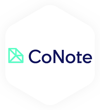 CoNote-hex-logo-bg